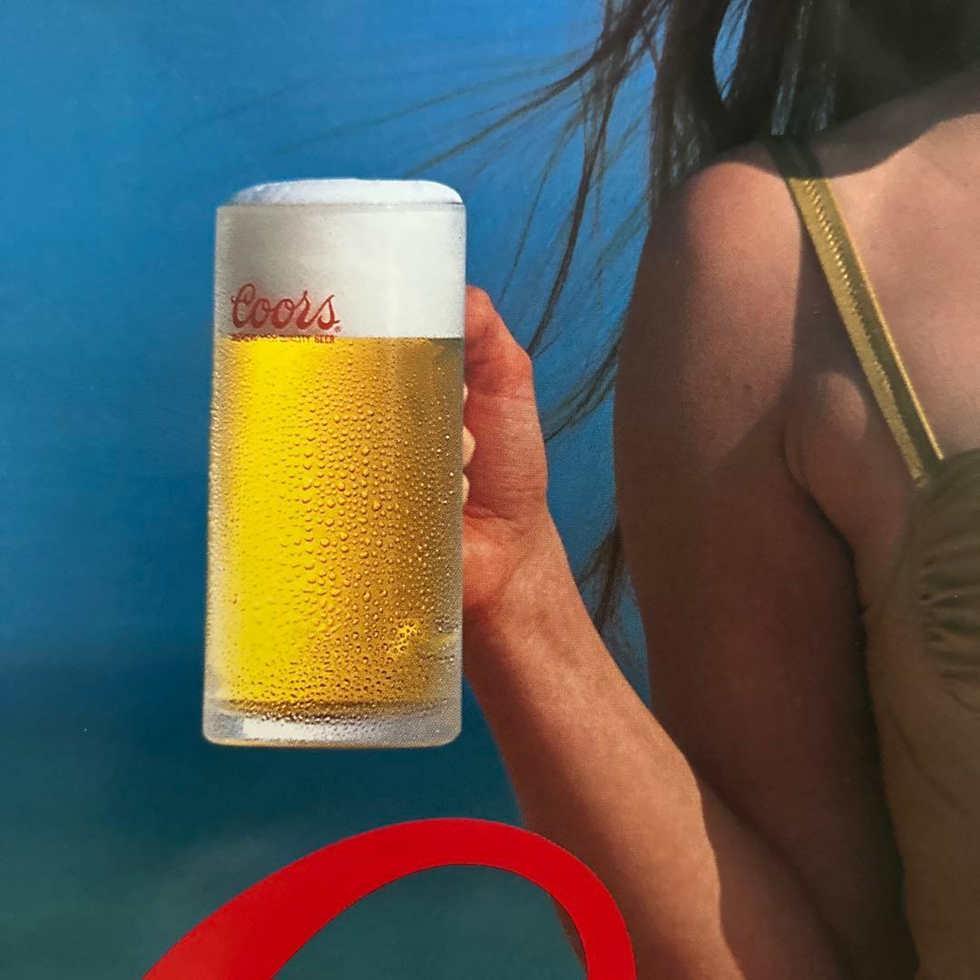 【レア品！ラスト１枚】クアーズ　樽生　アサヒビール　ポスター