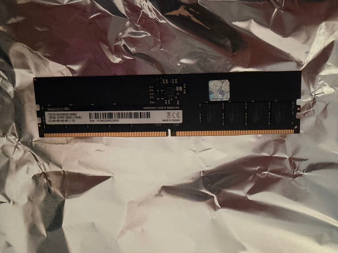 TEAMGROUP 16GBx2 DDR5 5600 メモリ
