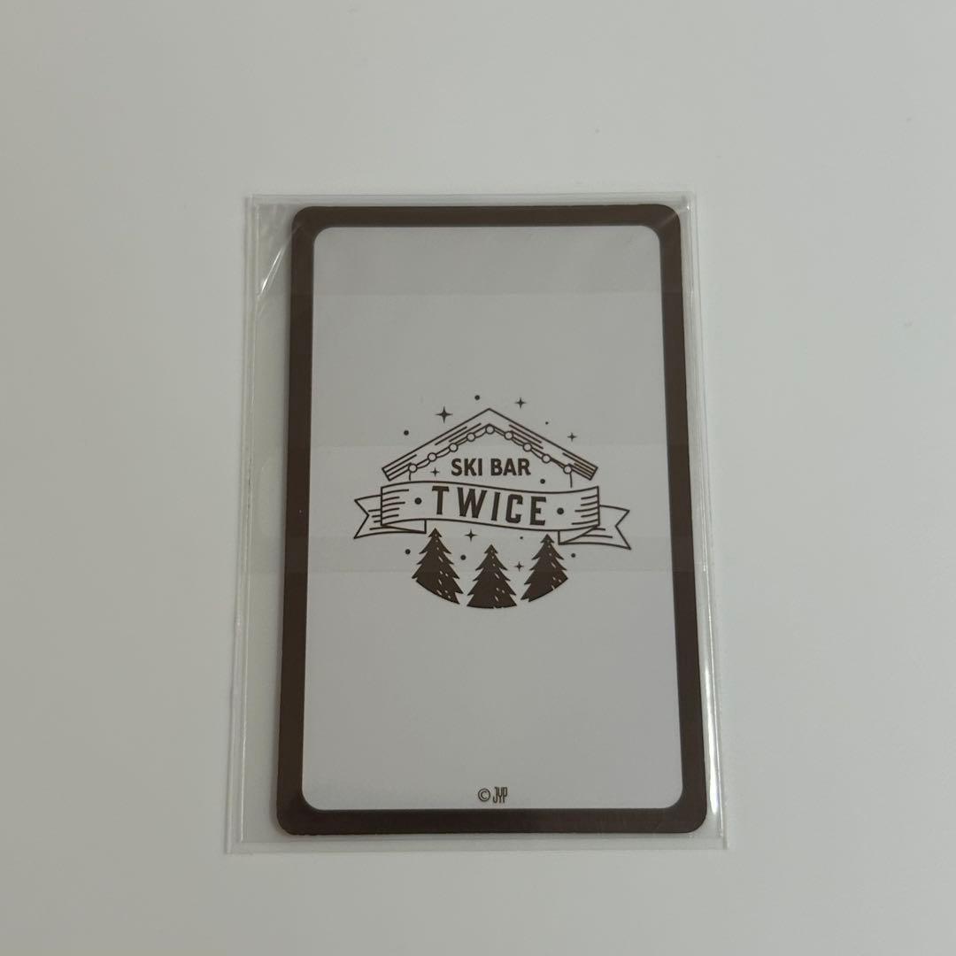 TWICE サナ JYP popup SKI BAR 特典 トレカ ポプスト