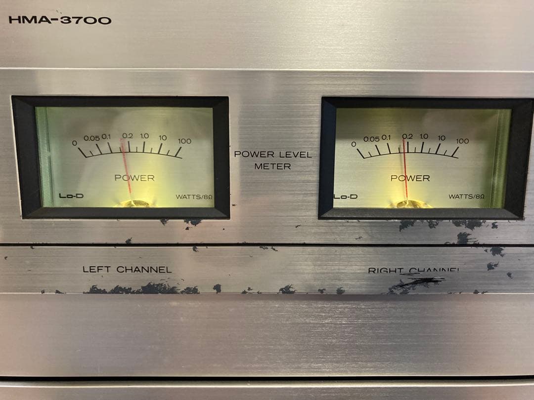 Lo-D ステレオパワーアンプ HMA-3700 日立
