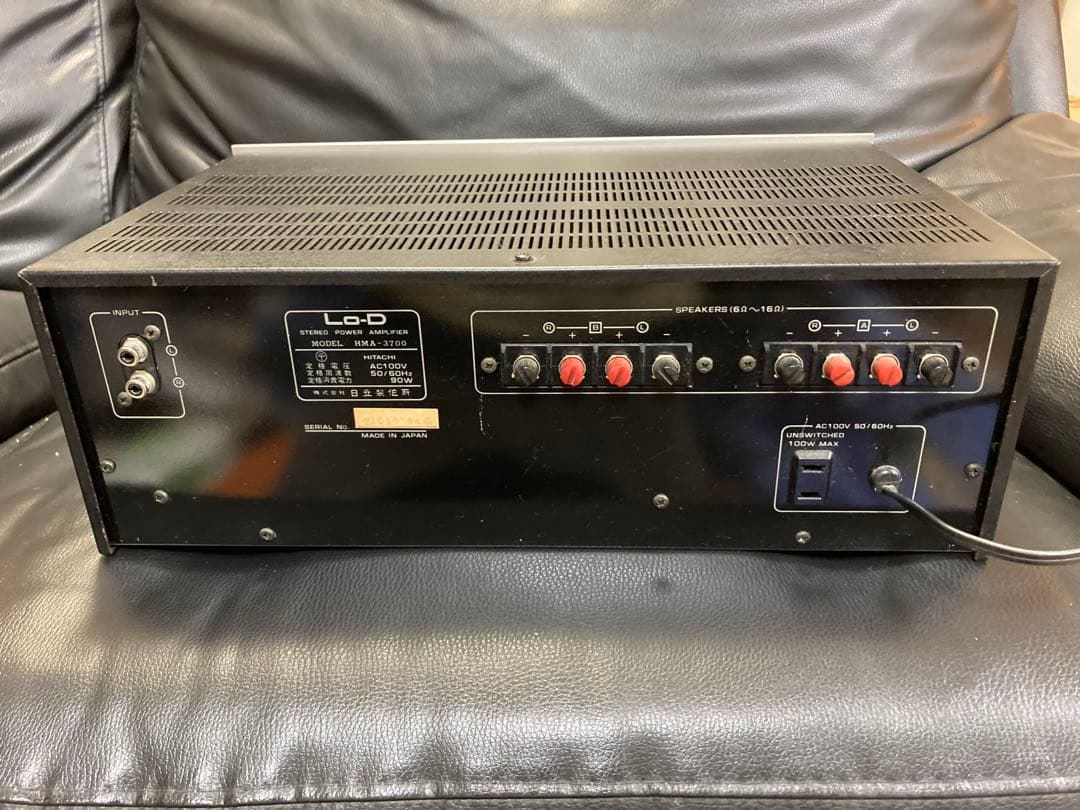 Lo-D ステレオパワーアンプ HMA-3700 日立
