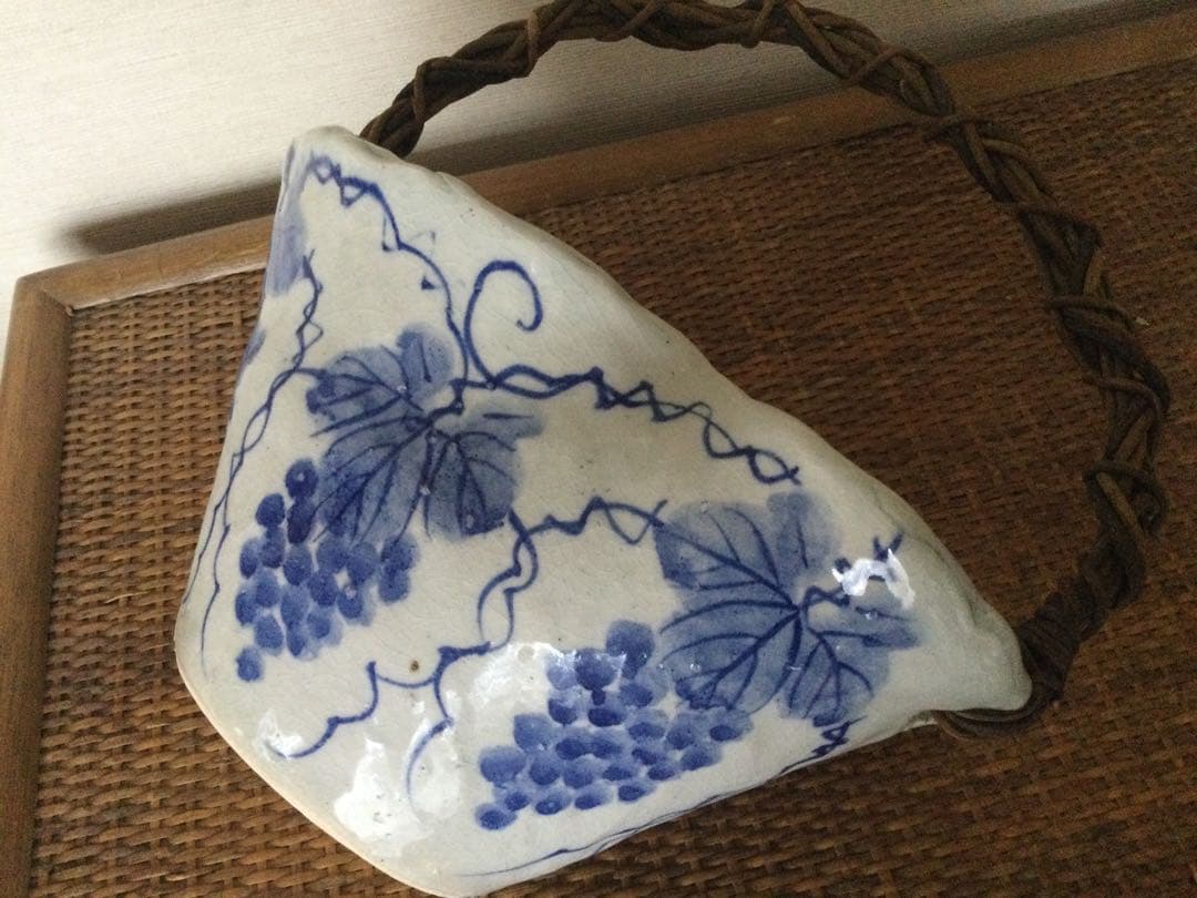 ☆★信楽焼＊つる手付き花器(未使用品)