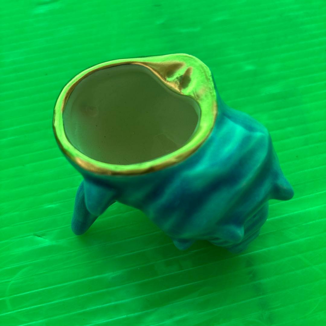 さざえ　蓋置　桐鳳