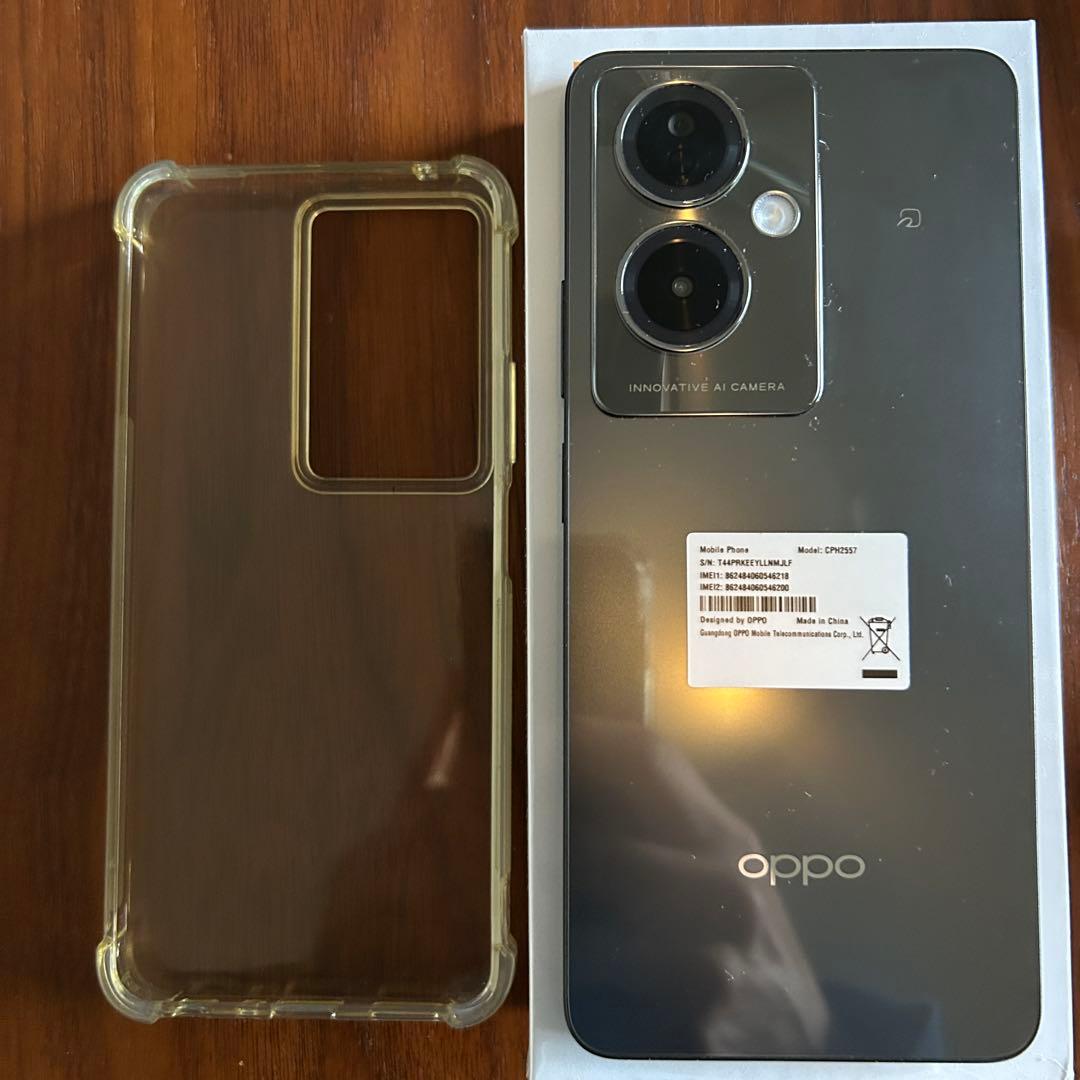 美品　Redmi 12 5G Oppo CP1257 本体、クリアケース付き