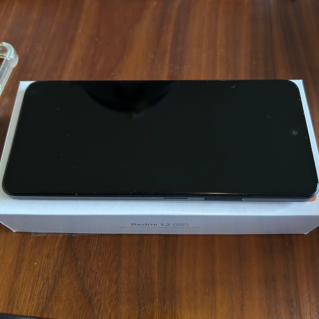 美品　Redmi 12 5G Oppo CP1257 本体、クリアケース付き