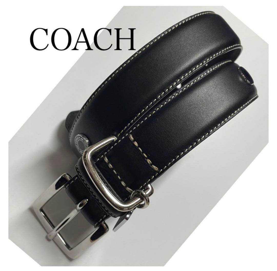 【新品未使用】COACH/コーチ☆ドッグカラー☆黒☆レザー☆8848☆Sサイズ