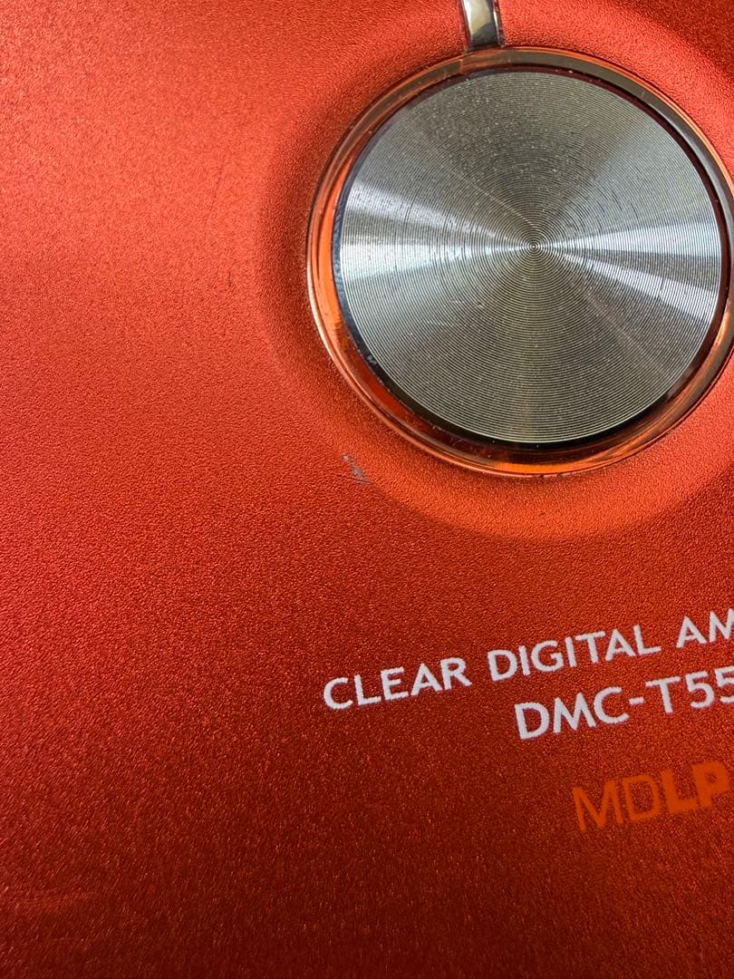 【完動品】 KENWOOD MDプレーヤー DMC-T55　オレンジ