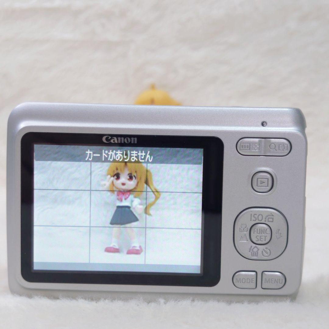 ✨美品✨Canon PowerShot A480 シルバー 単3電池 動作品