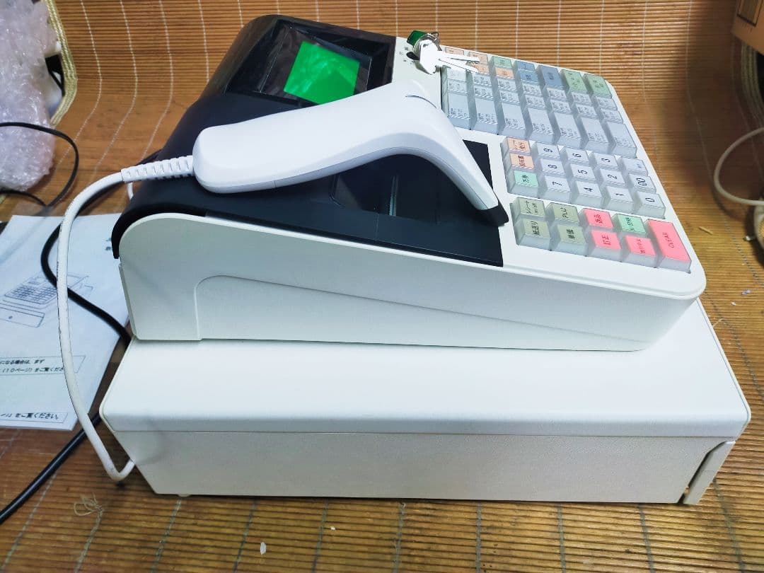 クローバーレジスターJET-650LSスキャナ付き　PC連携送料込　307000