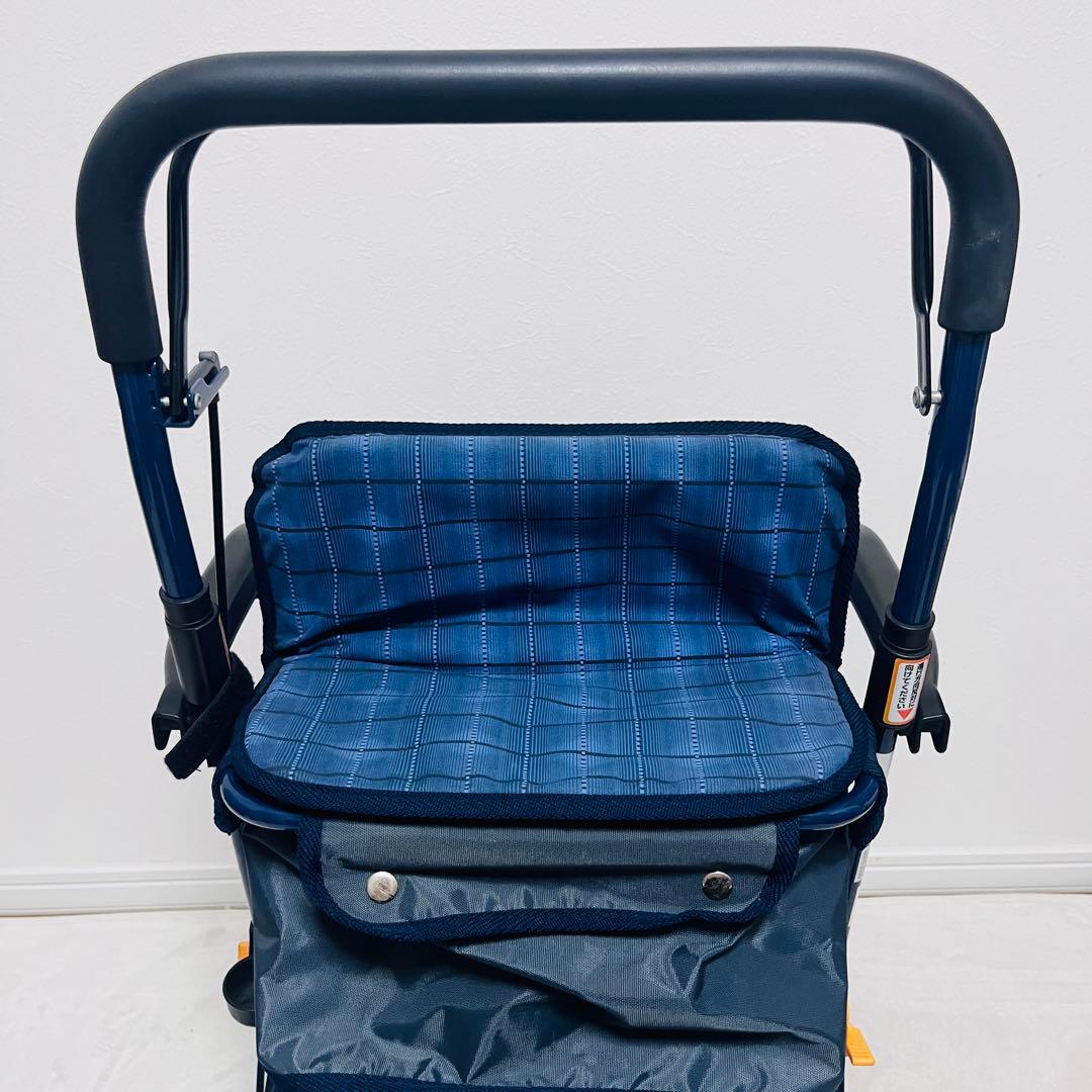 美品 シルバーカー 幸和製作所 手押し車 介護カート 福祉用具 折りたたみ