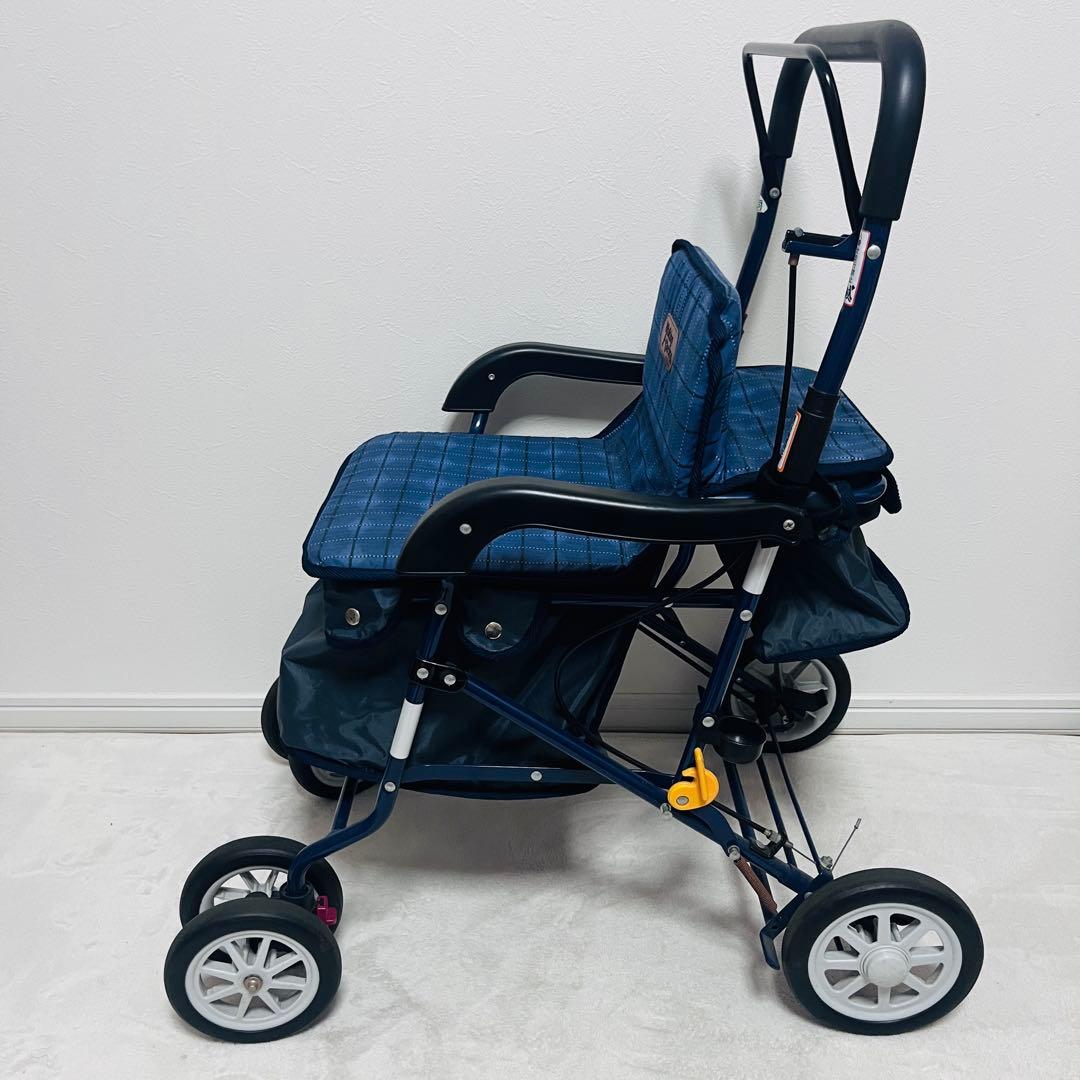 美品 シルバーカー 幸和製作所 手押し車 介護カート 福祉用具 折りたたみ
