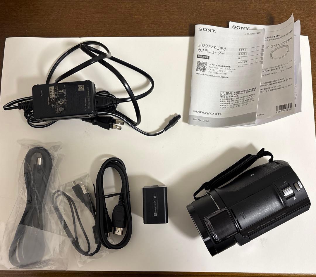 SONY FDR-AX45 4K ビデオカメラ
