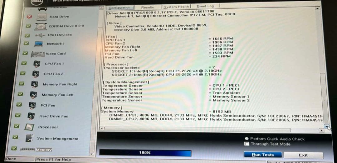 サーバー Dell Precision Tower 7810 2x Xeon