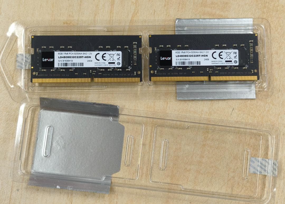 Lexar SO-DIMM DDR4-3200 8GB×2 16GB
