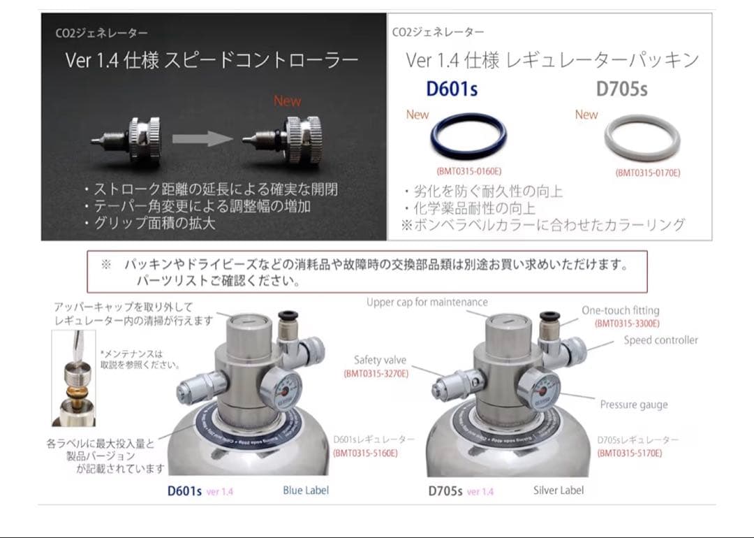 HaruDesign CO2ジェネレーター PRO-D705s Ver 1.4