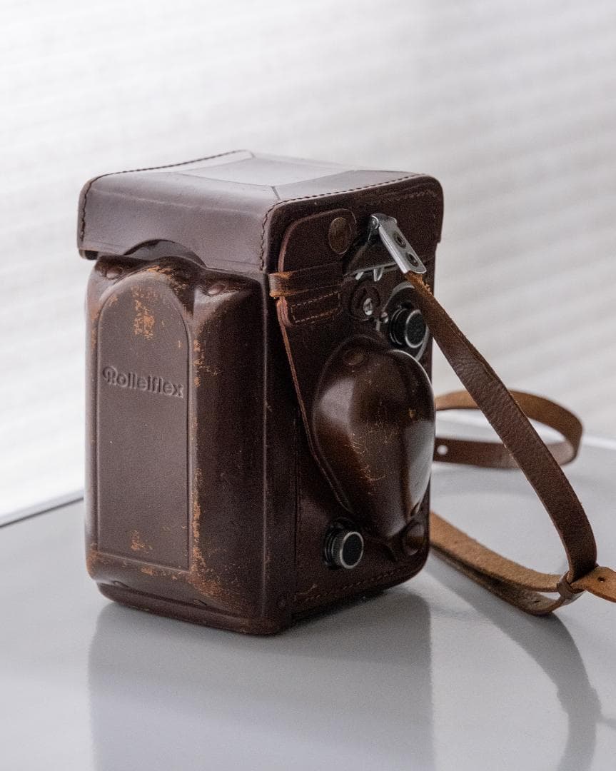 動作品Rolleiflex 2.8F Planar二眼レフwhite face