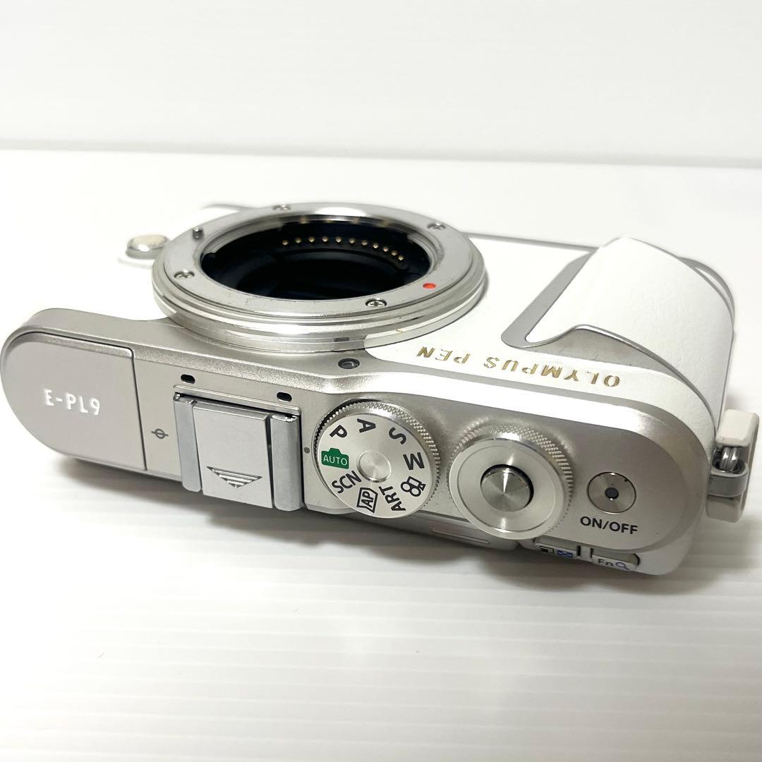 極上美品【ショット数590回】PEN E-PL9 レンズキット OLYMPUS