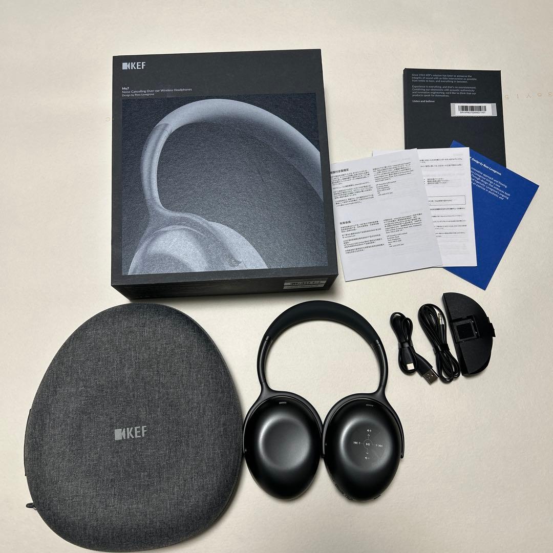 未使用 KEF Mu7ヘッドフォン