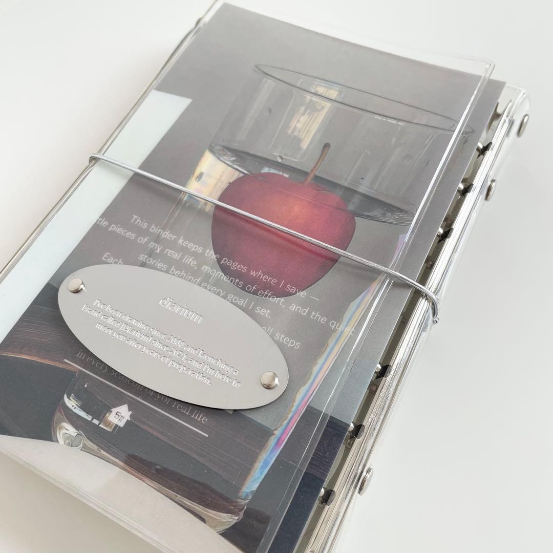 早い者勝　韓国　貯金　バインダー　カバー　A6 diarium 推し活　表紙付き
