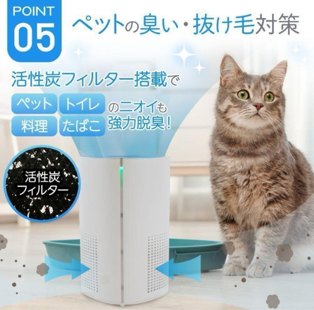 空気清浄機 小型 消臭 省エネ 花粉 脱臭機 たばこ 除菌