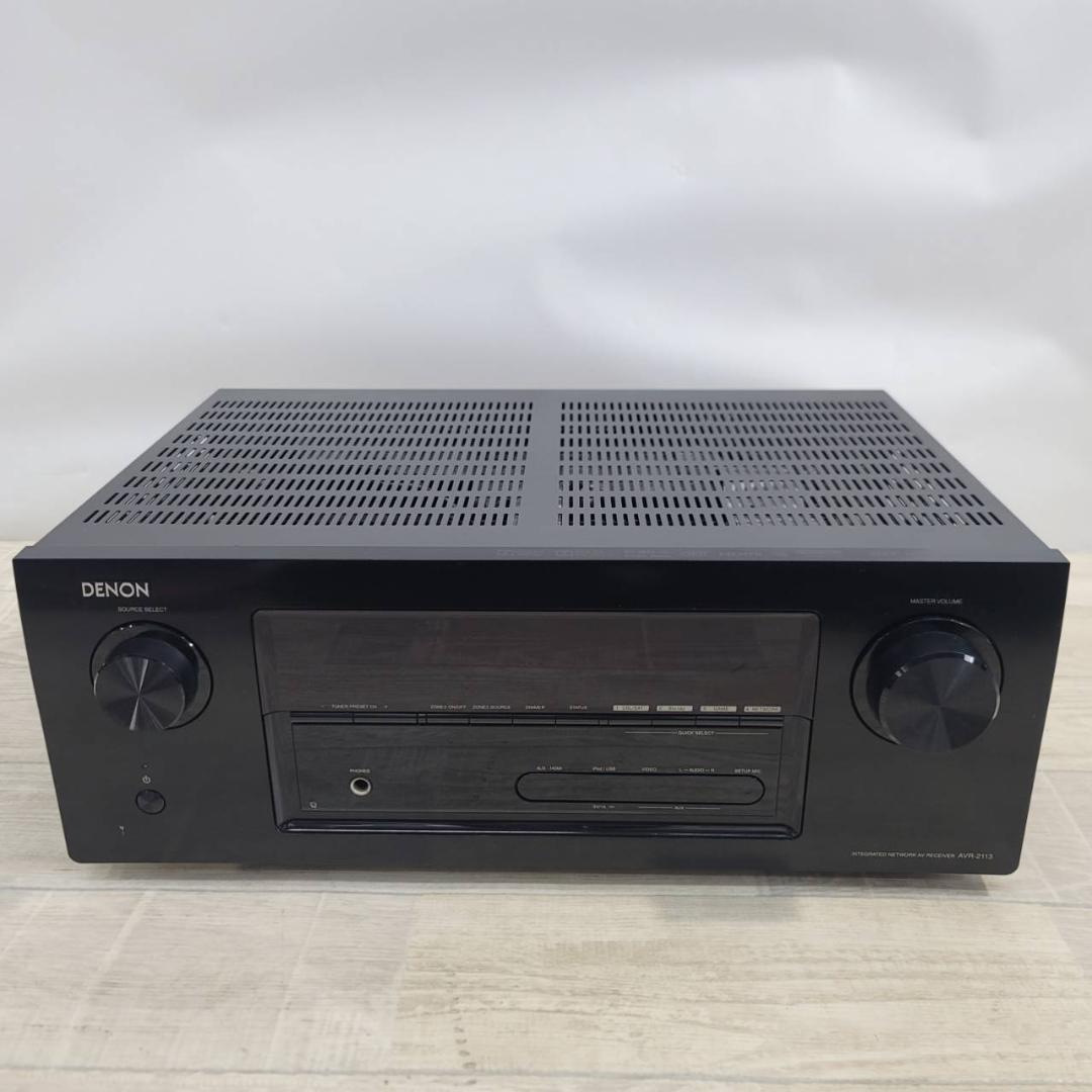 【良品】Denon AVサラウンドレシーバー ブラック AVR-2113-K