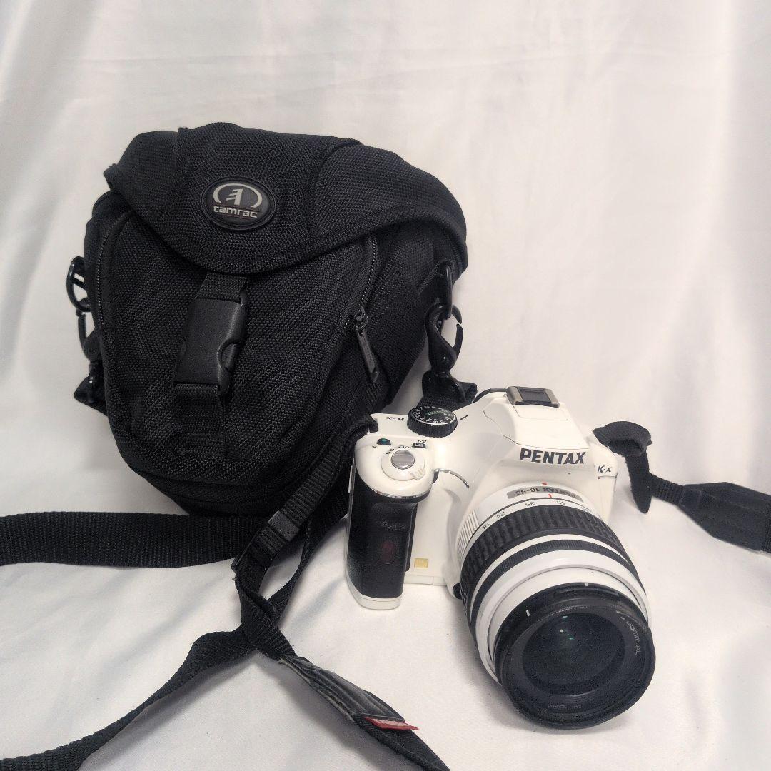 k*z様 PENTAX K-x ホワイト デジタル一眼レフカメラ カメラバッグつ
