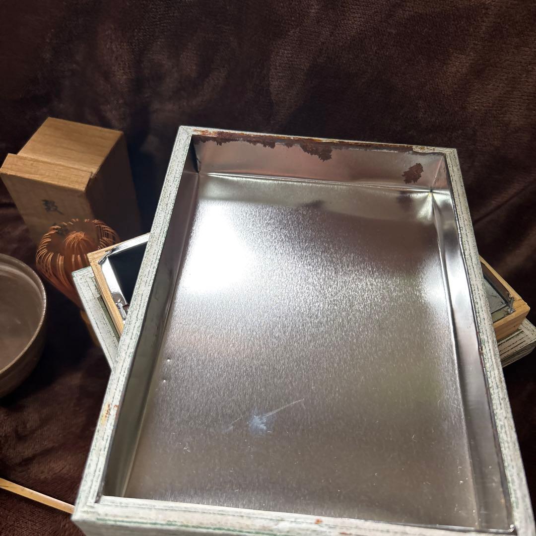 茶道具セット 茶碗・茶筅・茶さじ・箱付き