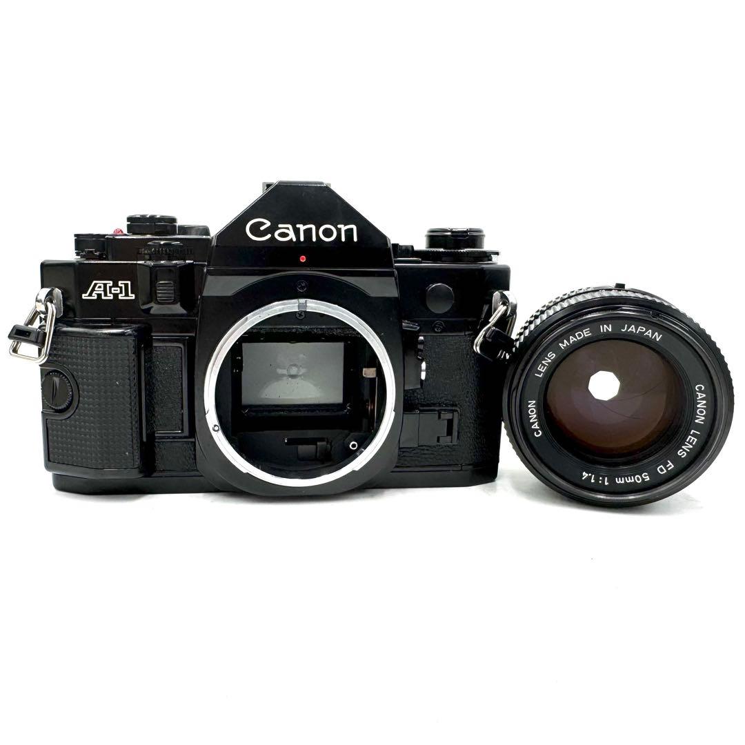美品 Canon A-1 フィルムカメラ FD 50mm f1.4 レンズ
