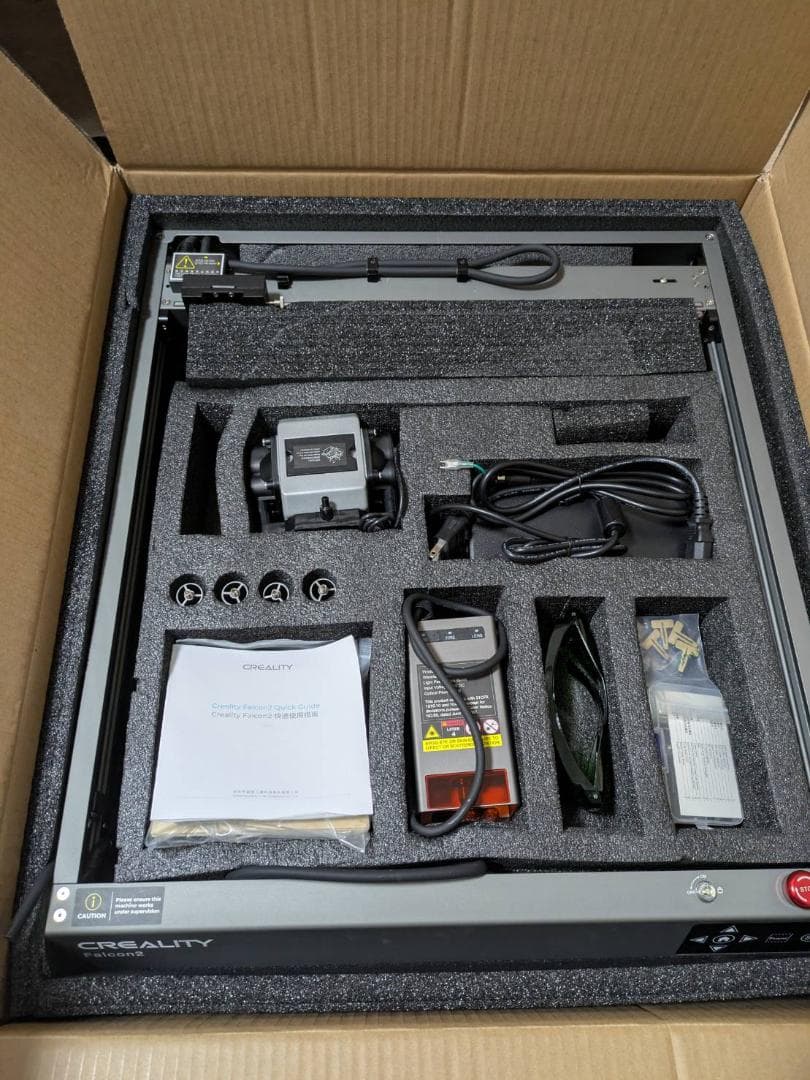 【3回使用】レーザー彫刻機Creality Falcon2 40W