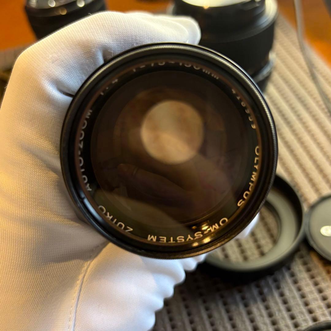 OLIMPUS OM-1 フィルムカメラ 一眼レフ レンズ3本 新品フィルム付き