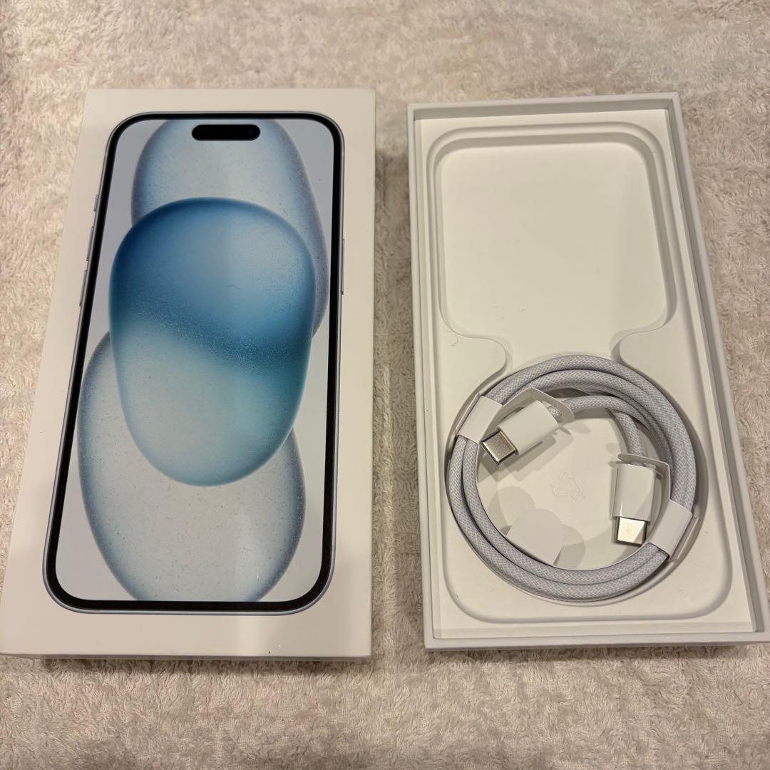 iPhone15 ブルー SIMフリー 128GB