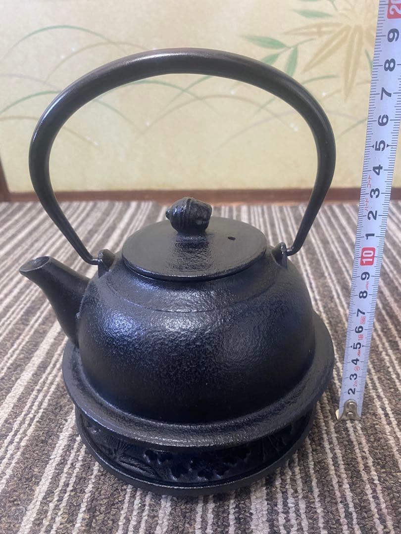 日本製　未使用　保管品　鉄瓶 急須 南部鉄器 茶道具茶器 金属工芸 鉄器 アンテ