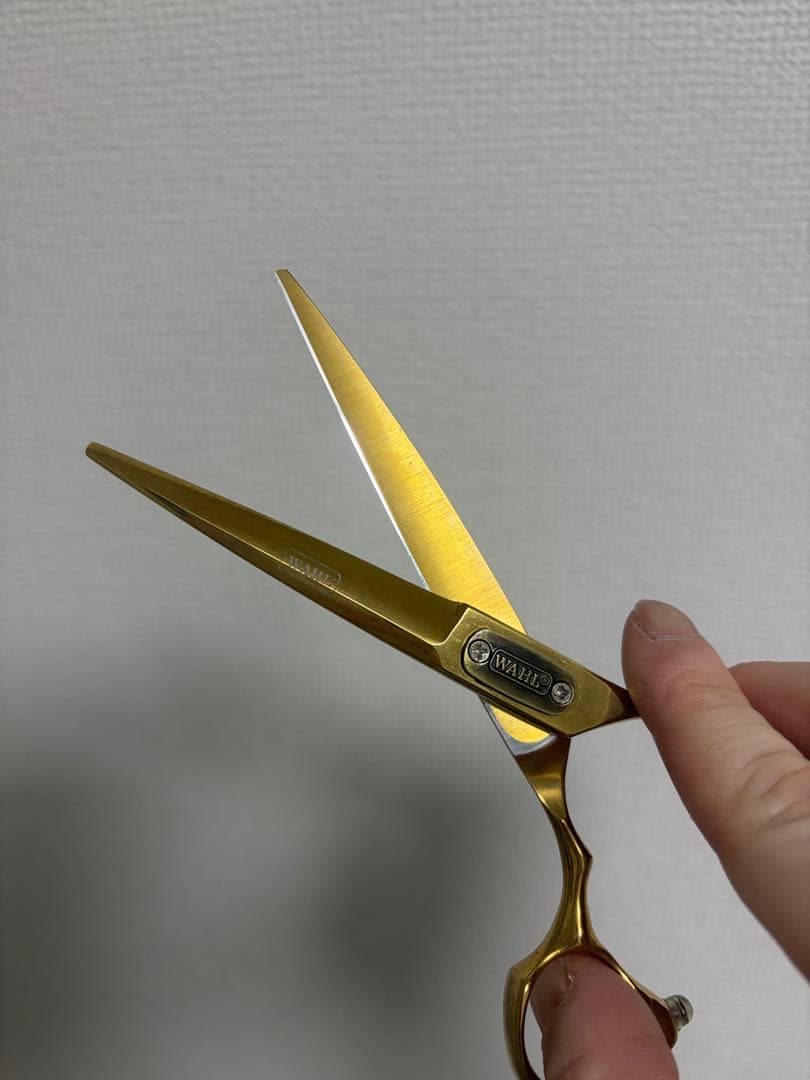 美容師 シザー ハサミ ゴールドシザー２丁セットWAHL