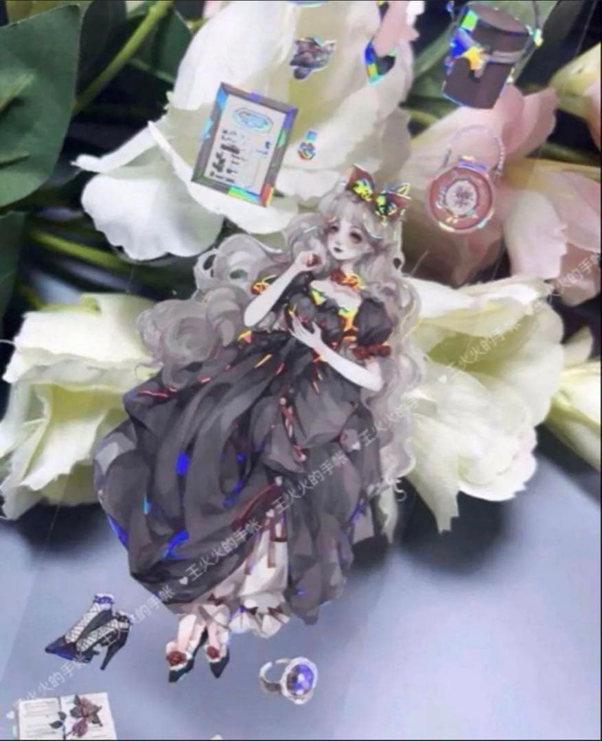 贝壳光 6cm×10m 红玫瑰庄园 海外マスキングテープ　海外マステ