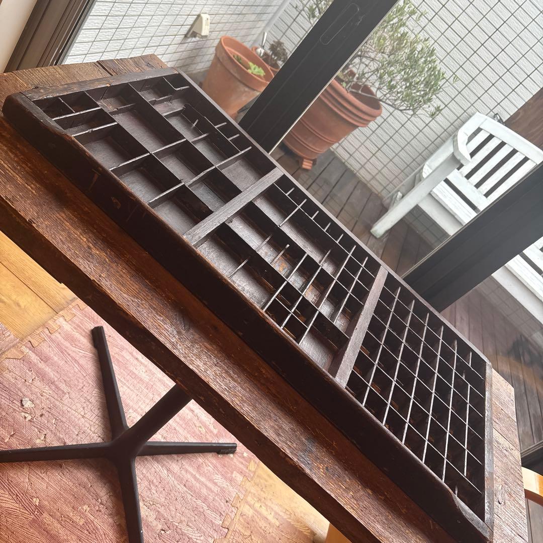 アンティーク　プリンタートレイ　約82×42センチ　ヴィンテージ