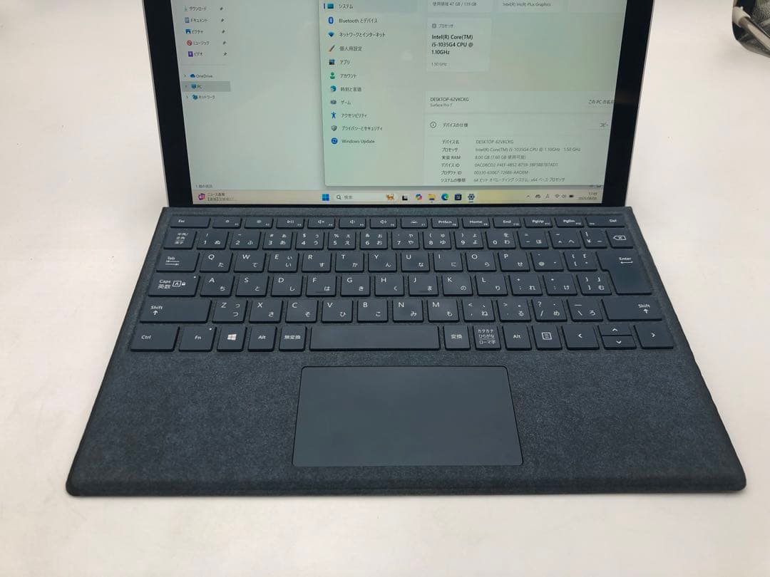 Windowsタブレット本体 Surface Pro 7 Core i5-1035G4
