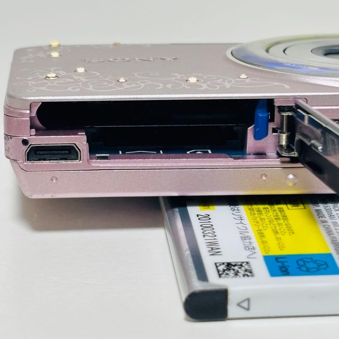 SONY デジカメ　Cyber-shot DSC-W350D ピンク　コンデジ