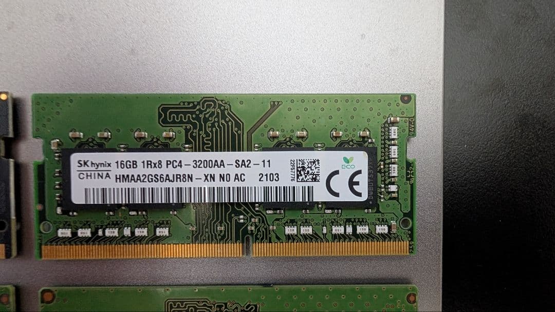 DDR4 3200MHz メモリ 8GB×3 & 16GB×1 計4枚 40GB