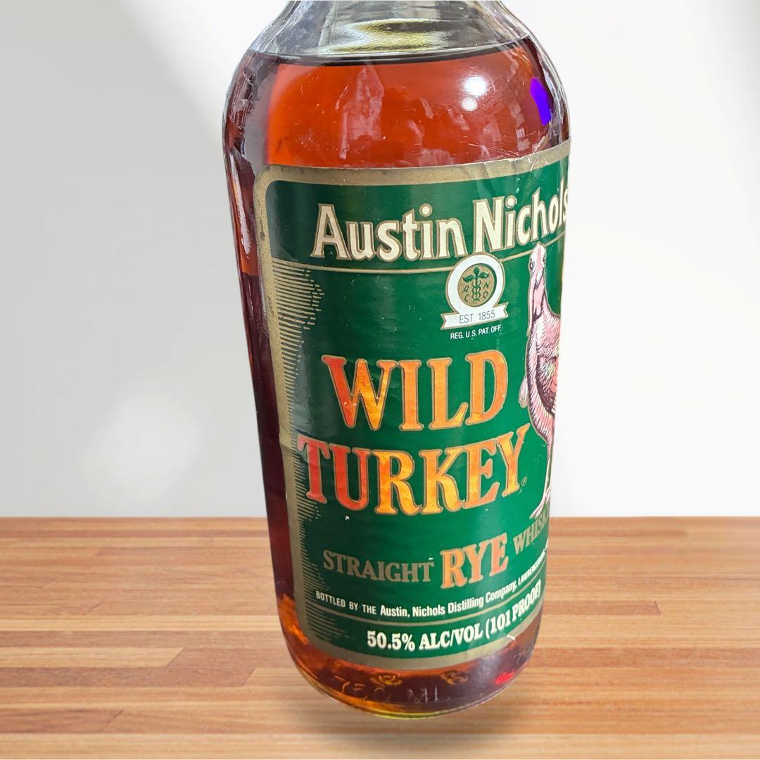希少 未開封 WILD TURKEY RYE ウイスキー 50.5% 旧ラベル