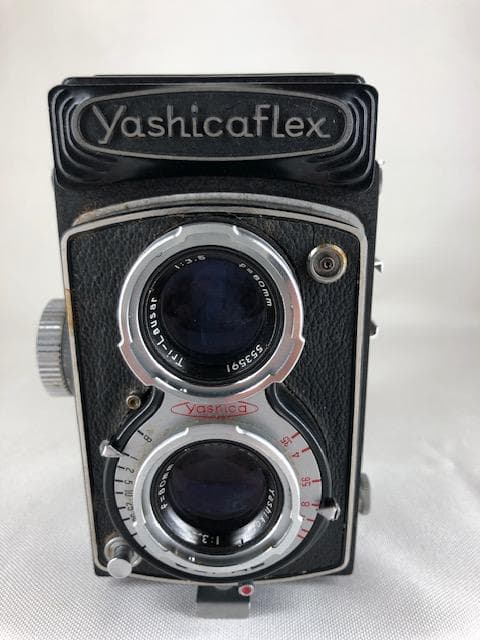 【希少】二眼レフ ヤシカフレックス 新B型 純正ケース付 d1009y101