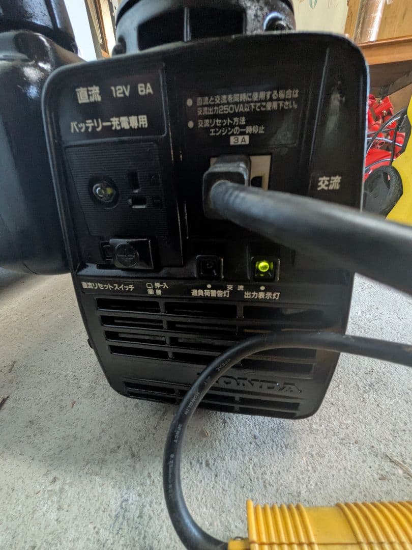 HONDA HIPPO ポータブル発電機 最大650W　整備済み