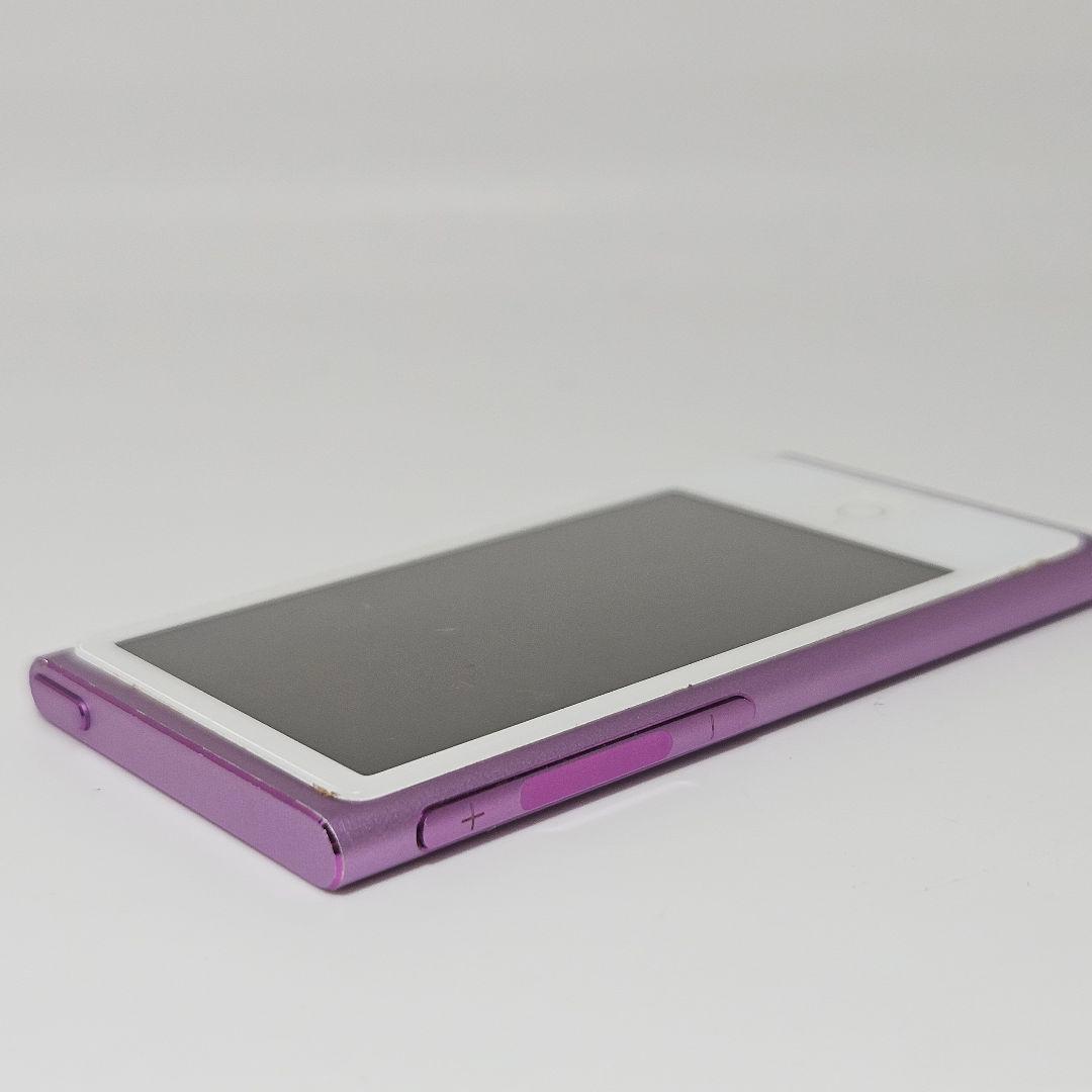 美品 iPod nano 第7世代 16GB A1446 パープル 本体 動作品