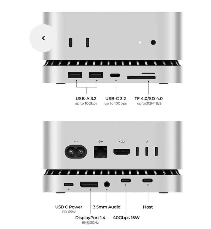 M4 MACmini用　RayCue USB-C Hub 多ポート