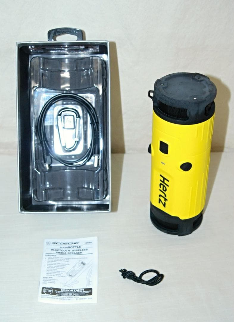 未使用 Scosche BoomBottle BTBTL ワイヤレススピーカー