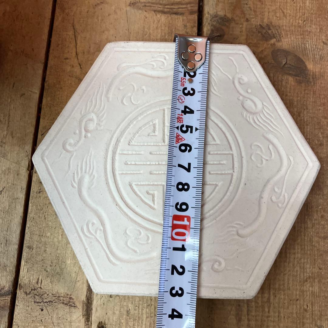 4F 中国 伝統 陶器 七輪 火鉢 蓋付き 龍 鳳凰 彫刻 薬煎 煎茶道具
