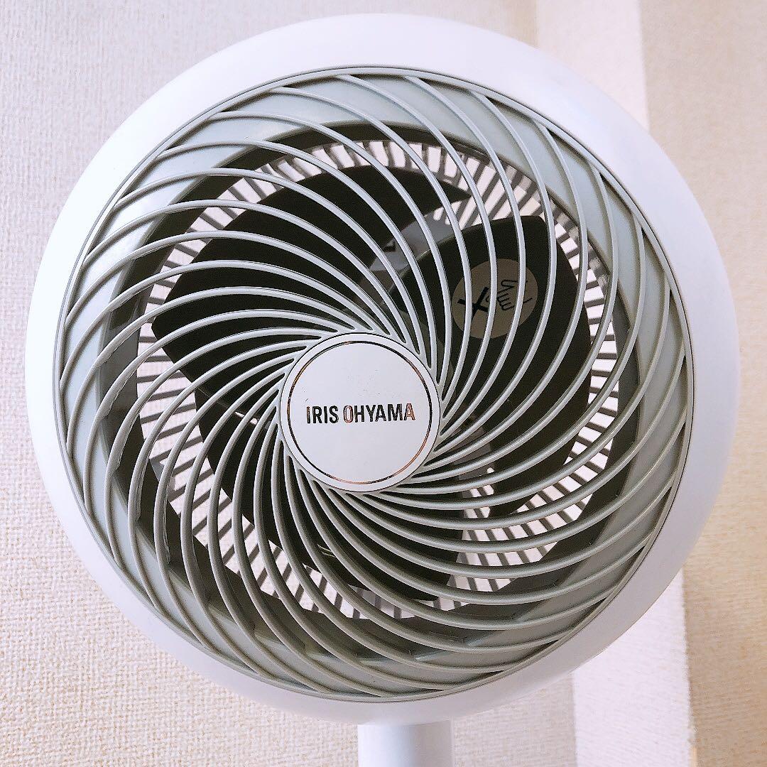 【現状品】通電OK 23年製 アイリスオーヤマ サーキュレーター扇風機 中古品