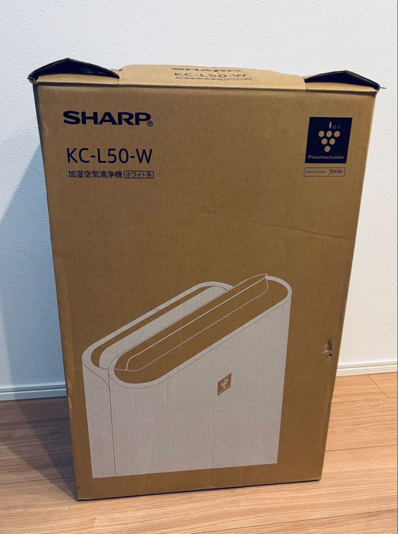 SHARP 加湿空気清浄機 KC-L50-W 2020年製 プラズマクラスター