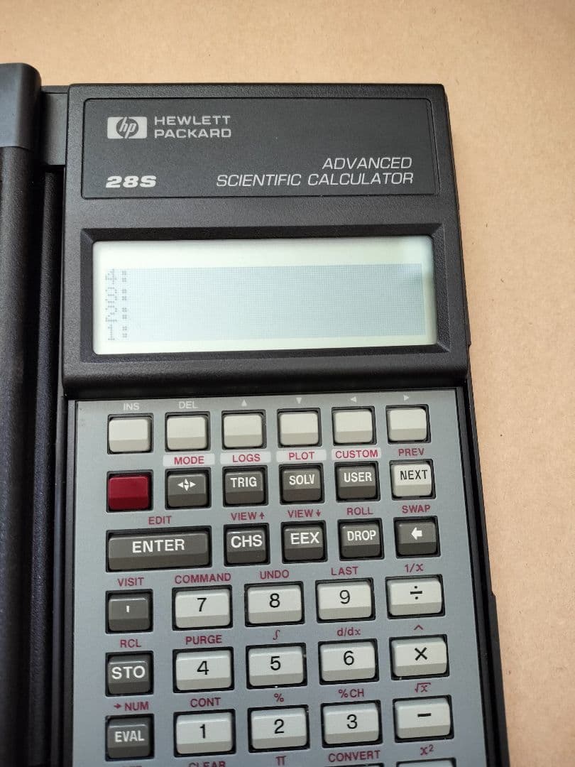 【美品】ヒューレット・パッカード HP-28S プログラム関数電卓