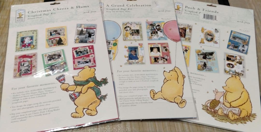 ②　Classic　Pooh　スクラップブック　キット　紙もの　レア