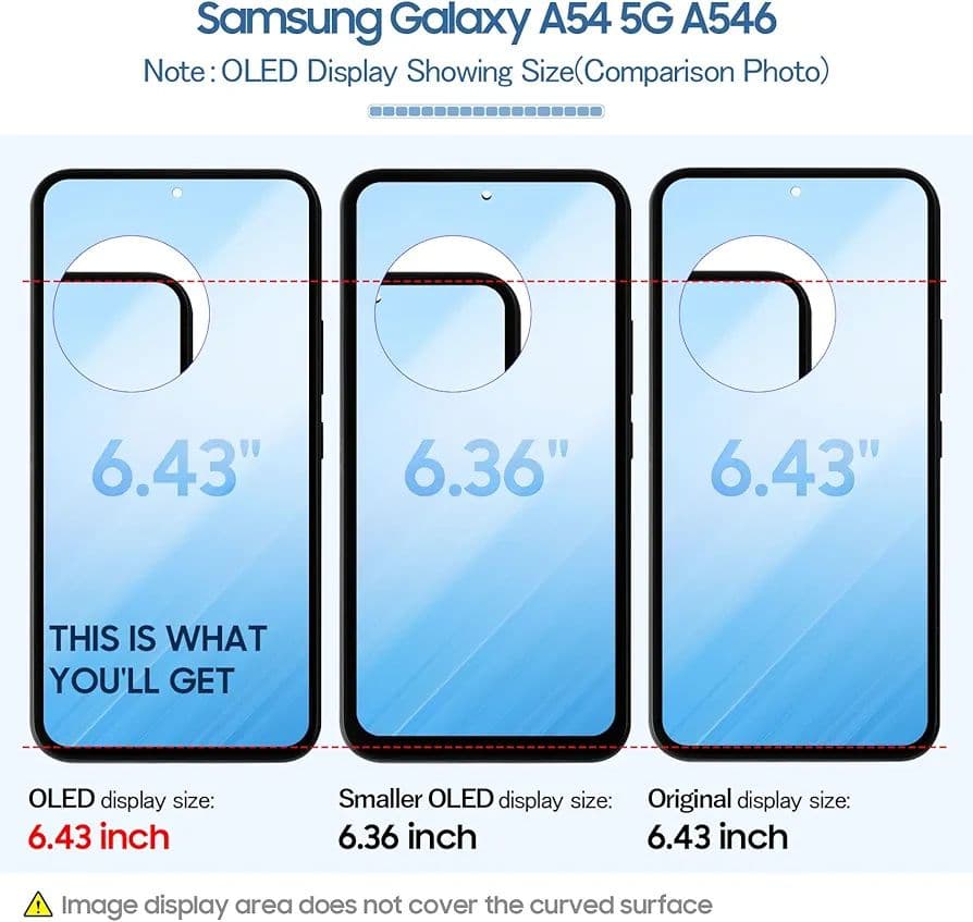 Galaxy A54 5G 6.43インチ 交換修理用液晶パネルセット